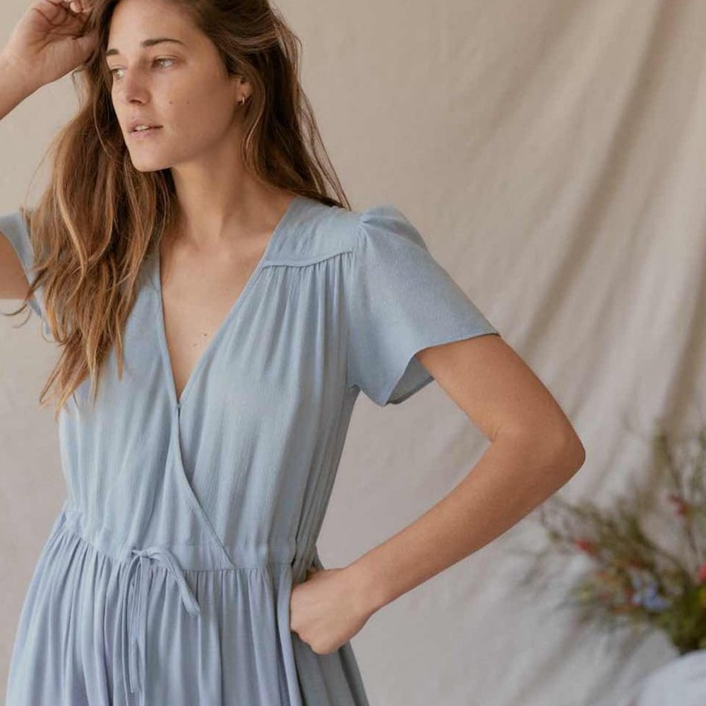 Christy Dawn, Dawn Dress in Robin’s Egg Blue - Imperfect